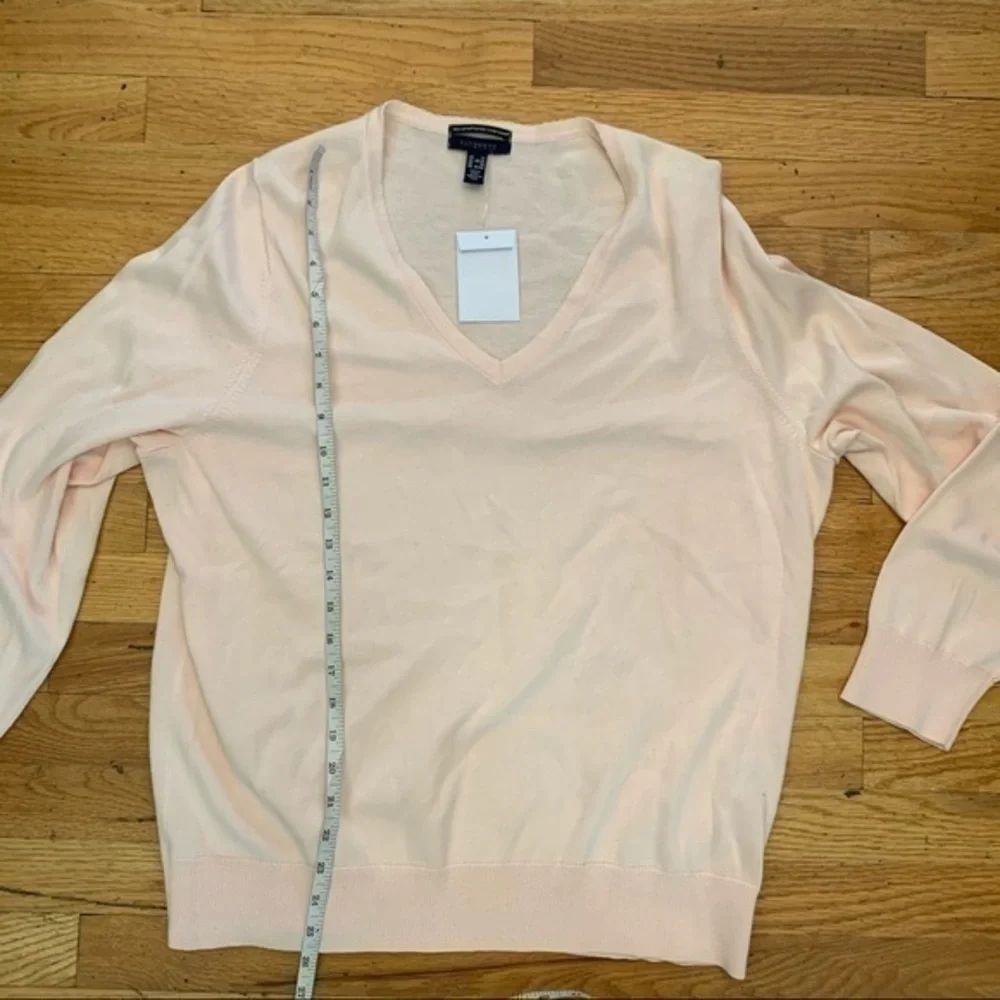 Lands End size 1X pale pink knit top - Picture 7 of 9